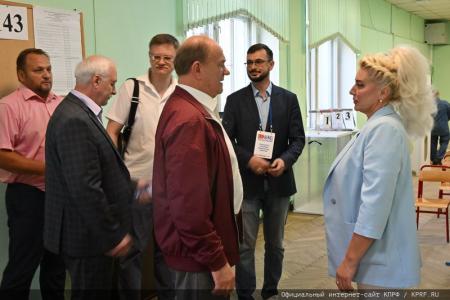 Г.А. Зюганов проголосовал на своем избирательном участке в городе Москве