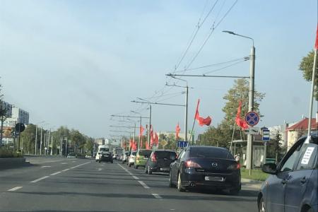 В Иванове прошел автопробег под лозунгами «За Родину! За народ России! За нашу Победу!»