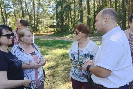 Депутат Рязанской облдумы Денис Сидоров принял участие в акции по защите Грачиной рощи