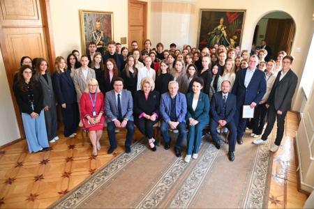 Нина Останина встретилась с преподавателями и студентами Герценовского университета в Санкт-Петербурге