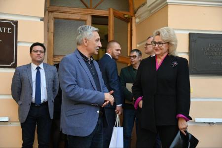 Нина Останина встретилась с преподавателями и студентами Герценовского университета в Санкт-Петербурге