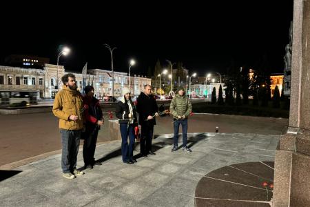 Тамбовские коммунисты отметили День рождения комсомола у памятника Зое Космодемьянской