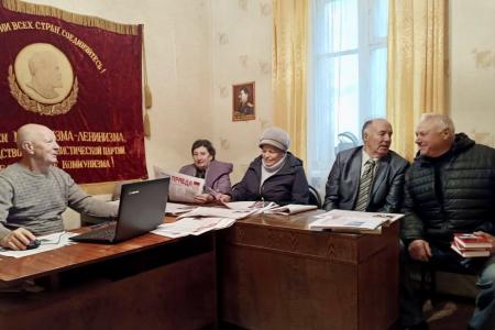 Тульская область. Обсуждение доклада Г.А. Зюганова проходит в партийных организациях и трудовых коллективах