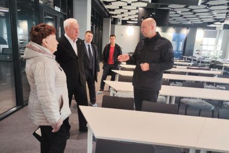 Виктор Соболев встретился со студентами Тюменского госуниверситета, посетил новый корпус и военно-учебный центр вуза