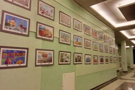 В Государственной Думе состоялось открытие выставки работ детей соотечественников, проживающих за рубежом: «Широка страна моя родная»