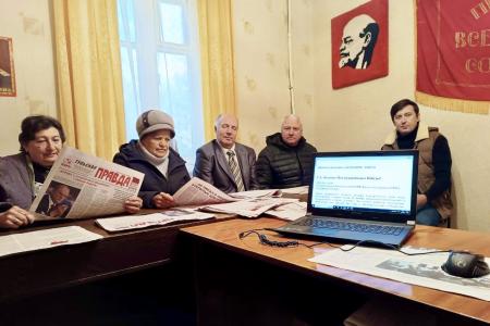 Тульская область. Обсуждение доклада Г.А. Зюганова проходит в партийных организациях и трудовых коллективах