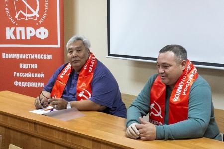 Калмыкия. Поздравления от коммунистов  с Днем пожилых людей и 145-летием Оки Городовикова