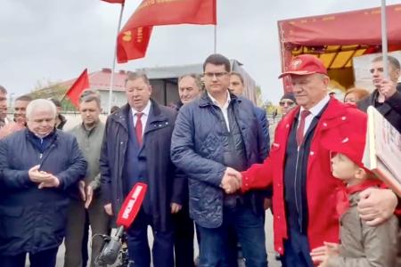 Первый секретарь Тульского обкома КПРФ Алексей Лебедев: «Будем помогать Донбассу до полной Победы»