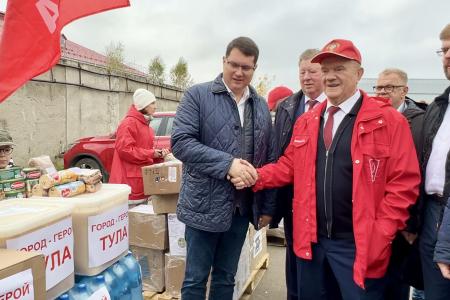 Первый секретарь Тульского обкома КПРФ Алексей Лебедев: «Будем помогать Донбассу до полной Победы»