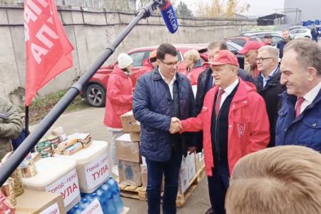 Первый секретарь Тульского обкома КПРФ Алексей Лебедев: «Будем помогать Донбассу до полной Победы»