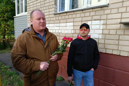 Коммунисты города Иваново возложили цветы к Мемориальной доске советского и партийного деятеля А.Ф. Гордиенко