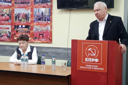 Виктор Соболев провёл встречу с избирателями в Тюмени