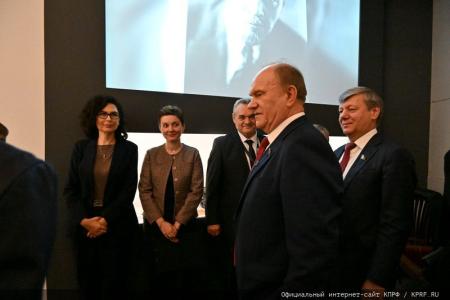 Г.А. Зюганов принял участие в открытии выставки «Ленин» в Государственном Историческом музее