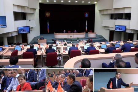 Ольга Алимова приняла участие в заседании Саратовской областной Думы