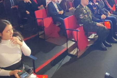 Сергей Пантелеев принял участие в торжественном митинге-концерте, посвященном 107-й годовщине Великой Октябрьской социалистической революции