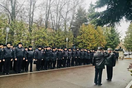 Московская область. Руководитель фракции КПРФ Александр Наумов поздравил сотрудников полиции г.о. Домодедово с праздником