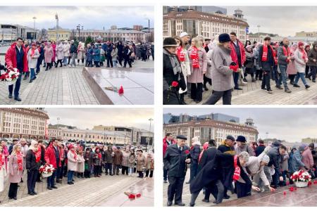 Тульские коммунисты отпраздновали 107-ю годовщину Великого Октября