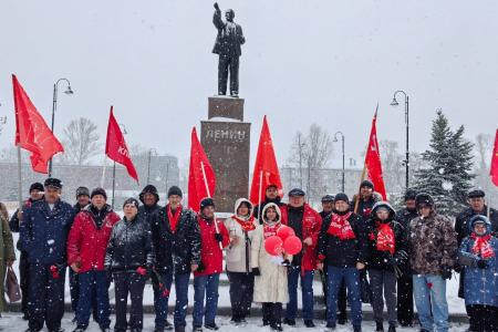 Коммунисты Самарской области отметили годовщину Великого Октября