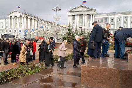 Праздник Великого Октября в Курской области