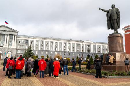 Праздник Великого Октября в Курской области