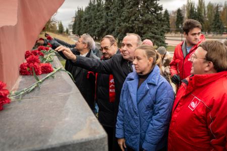 Праздник Великого Октября в Курской области