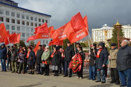 Торжества в Калмыкии в честь Великого Октября