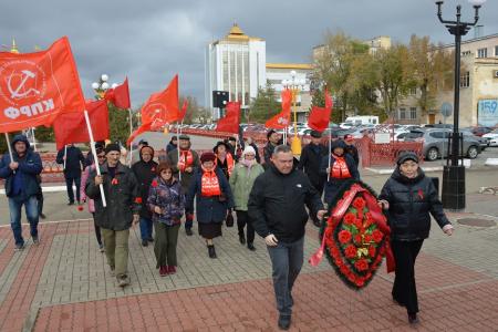 Торжества в Калмыкии в честь Великого Октября