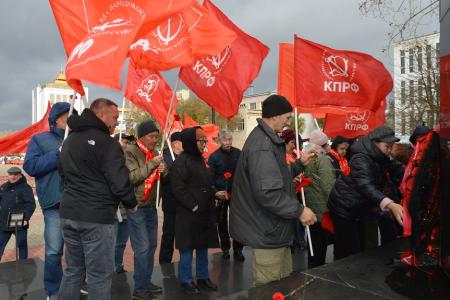 Торжества в Калмыкии в честь Великого Октября