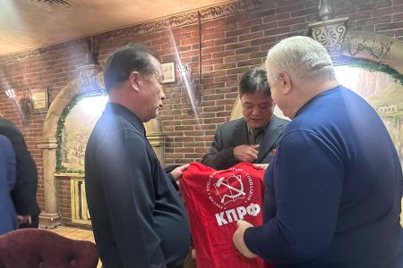 Казбек Тайсаев провел рабочую встречу с делегацией Трудовой партии КНДР