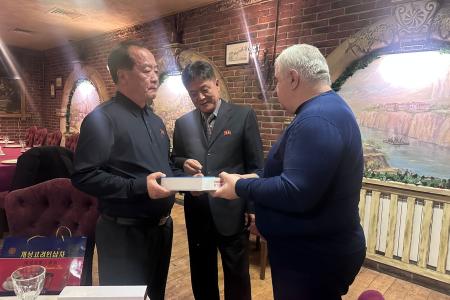 Казбек Тайсаев провел рабочую встречу с делегацией Трудовой партии КНДР