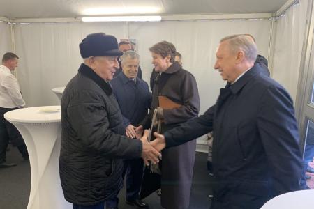Николай Харитонов принял участие в торжественной церемонии спуска на воду атомного ледокола «Чукотка»
