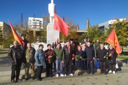 Краснодарский край. Активисты КПРФ и сторонники партии отметили праздник Великого Октября
