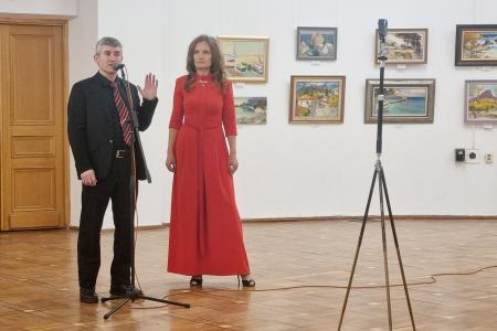 Мария Дробот приняла участие в открытии в Москве выставки пейзажистки из Севастополя