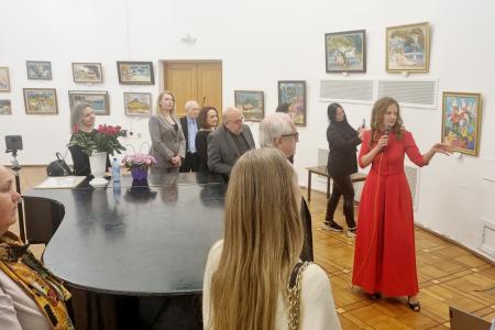 Мария Дробот приняла участие в открытии в Москве выставки пейзажистки из Севастополя