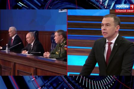 Юрий Афонин в эфире «России-1»: Лучшим отмщением за тех, кто погиб от рук террористов, станет наша Победа и суд над военными преступниками