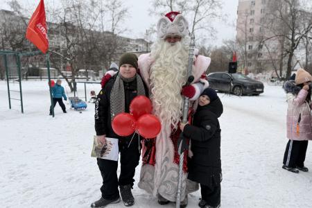 Нижегородская область. Новогодняя елка КПРФ