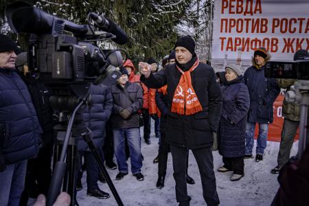 Свердловская область. Жители Ревды на акции протеста записали обращение полпреду Артёму Жоге