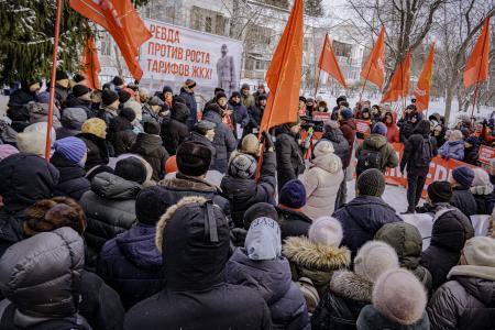 Свердловская область. Жители Ревды на акции протеста записали обращение полпреду Артёму Жоге