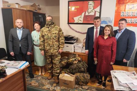 Депутаты фракции КПРФ Тюменской областной Думы встретились с участником СВО