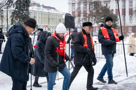 Митинг в Перми в честь годовщины со дня образования СССР