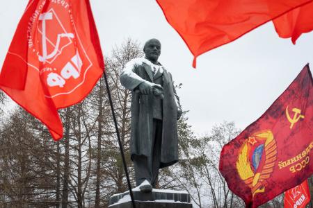 Митинг в Перми в честь годовщины со дня образования СССР