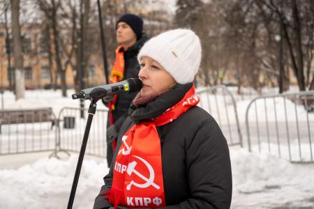 Митинг в Перми в честь годовщины со дня образования СССР