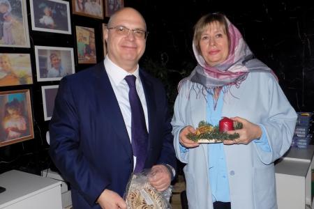 Сергей Гаврилов поздравил воспитанников приюта «Покров» с новогодне-рождественскими праздниками