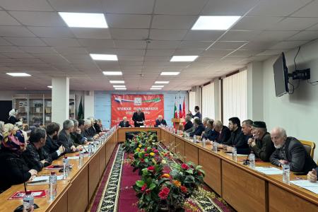 Казбек Тайсаев с рабочей поездкой в Чеченской Республике: III отчетно-выборная Конференция Чеченского республиканского отделения КПРФ
