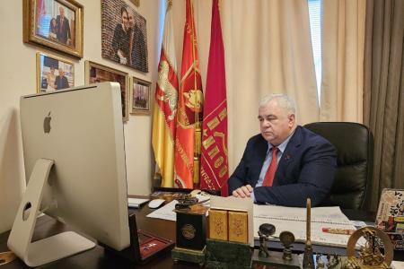 К.К. Тайсаев провел совещание руководителей Компартий, входящих в состав СКП-КПСС