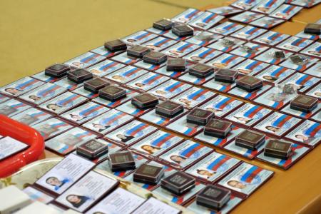 Делегация КПРФ во главе с К.К. Тайсаевым работает на Донбассе