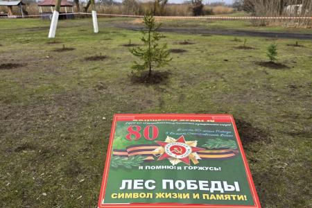 Херсонские коммунисты высадили «Лес Памяти»