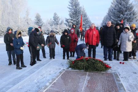 Омск. Андрей Алехин принял участие в мемориальной акции