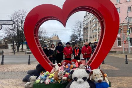Белгородская область. Коммунисты и комсомольцы почтили память погибших мирных жителей – жертв украинских фашистов