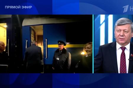 Дмитрий Новиков на Первом канале оценил обстановку в Сирии, допустил удары по «центрам принятия решений» на Украине и выступил за профилактику военной угрозы
